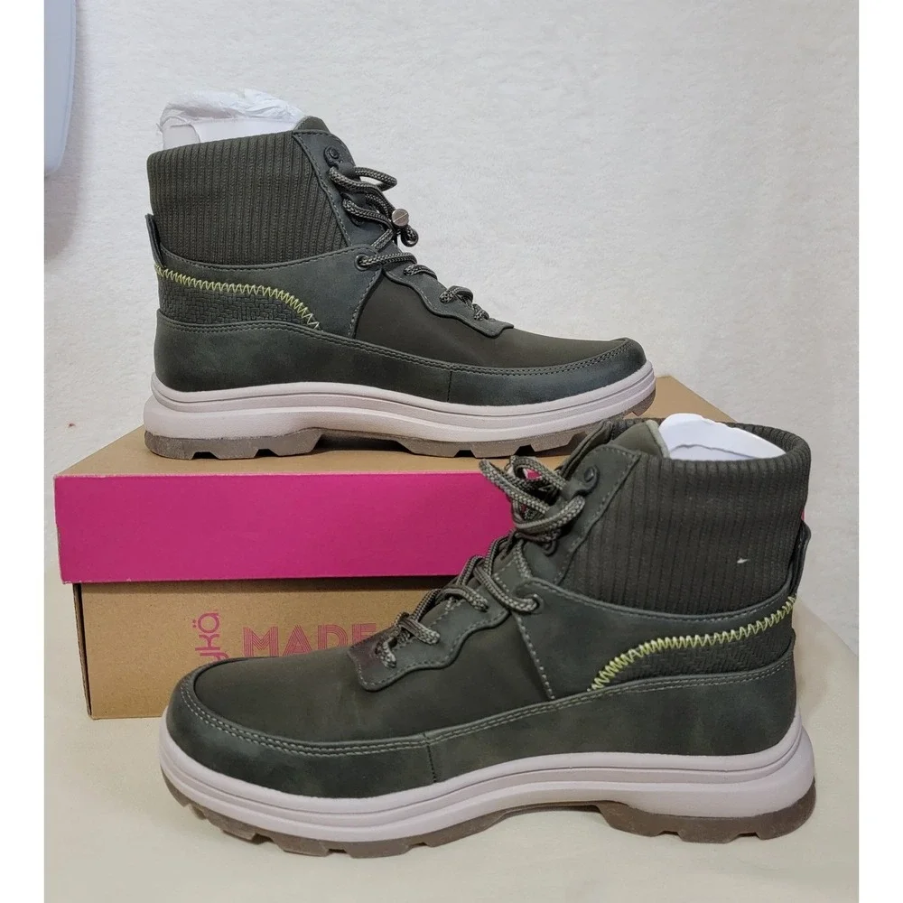 Women's Ryka Brae 2 Winter Boot,‎ Alpine Green, Size 6.5W, NWT